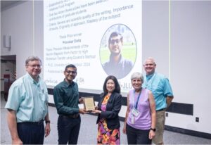 Provakar Datta, an RNC Postdoc, was awarded the Jefferson Science Associates (JSA) Thesis Prize for his PhD work at the University of Connecticut