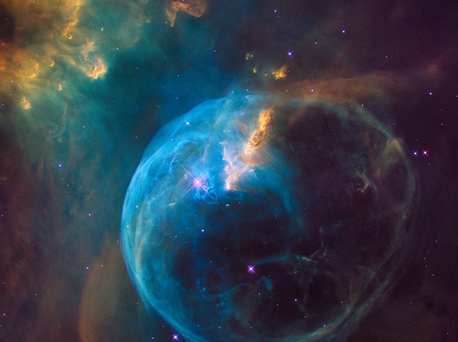 A Nebula in space.