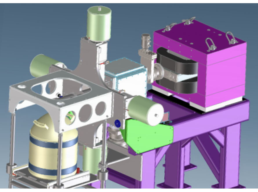 An illustration of Alpha-Gamma Spectroscopy equipment.