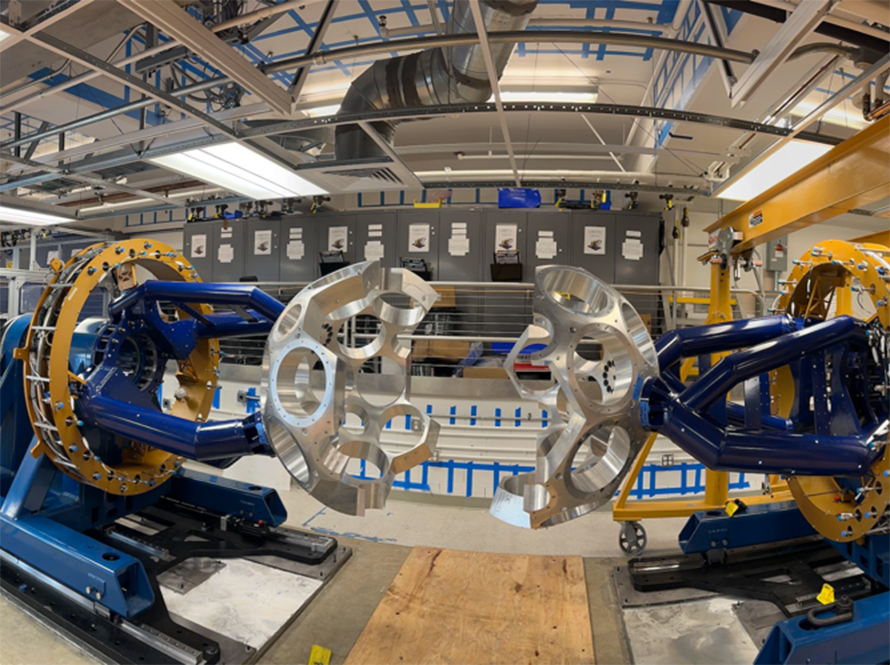 Both halves of the Gamma-Ray Energy Tracking Array (GRETA).