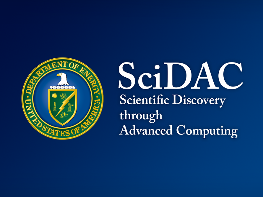 Scientific Discovery through Advanced Computing (SciDAC) logo.