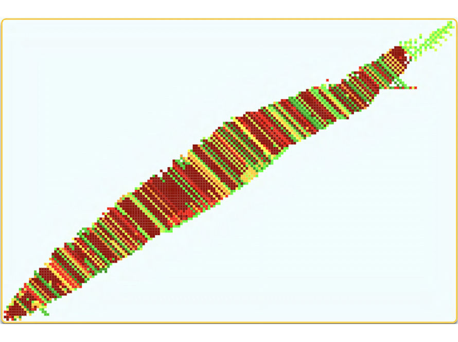 A nuclear data evaluation plot.