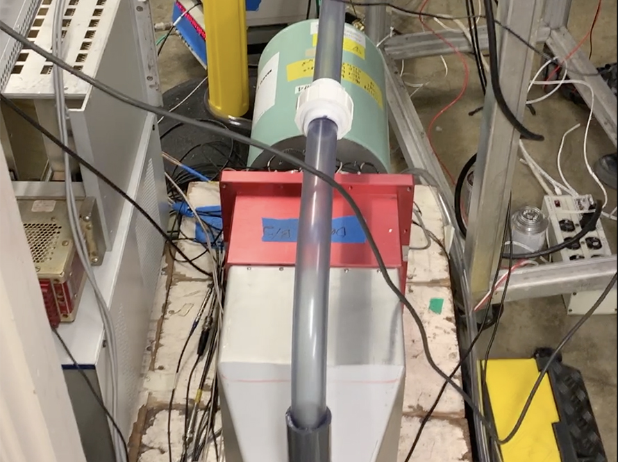 An instrument at the Fast Loading & Unloading Facility for Fission Yields (FLUFFY).