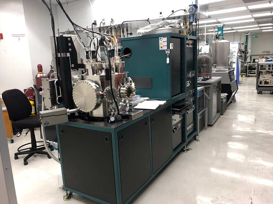 Sputterer and evaporators in the SDL.